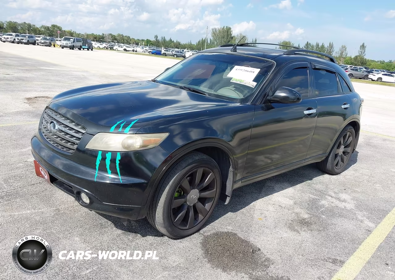 2005 Infiniti Fx35 VIN:JNRAS08W85X205992 - 2