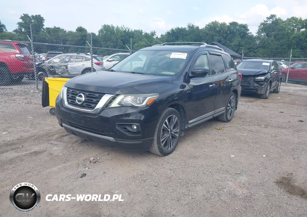 2018 Nissan Pathfinder Platinum VIN:5N1DR2MN8JC651543 - 2