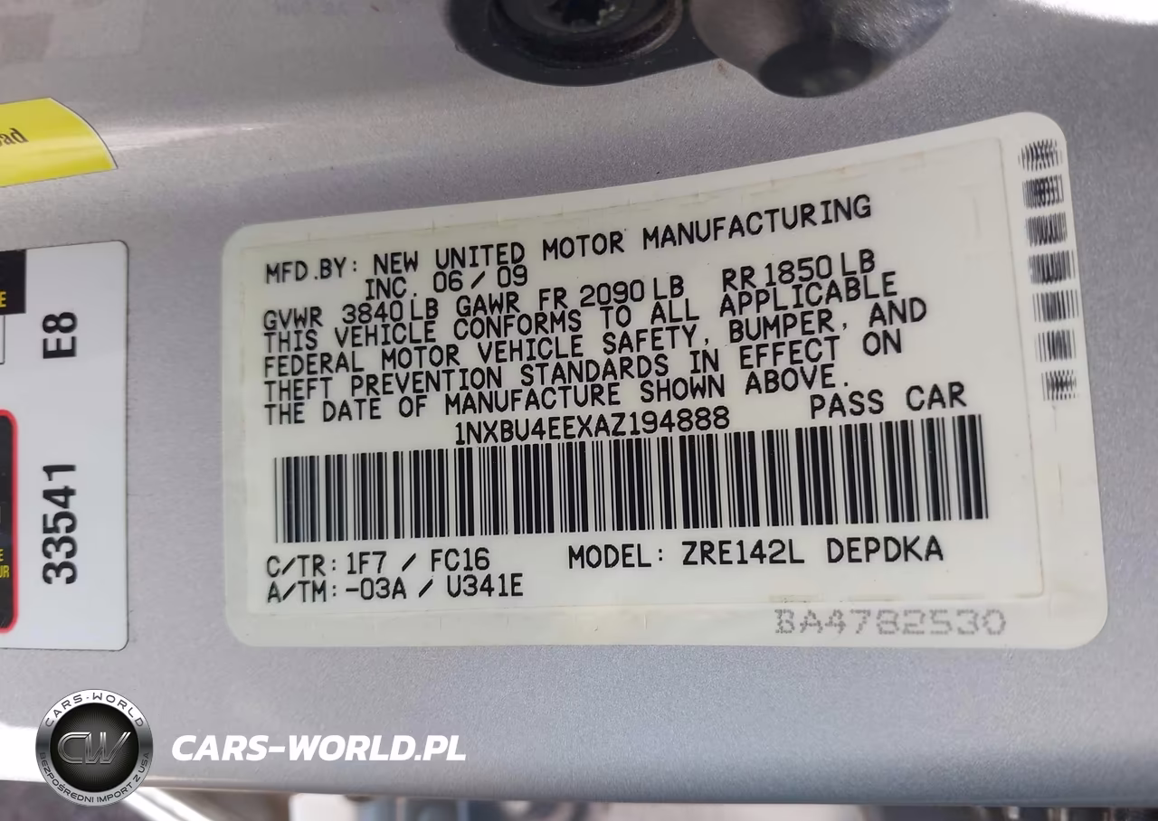 2010 Toyota Corolla Le VIN:1NXBU4EEXAZ194888 - 9