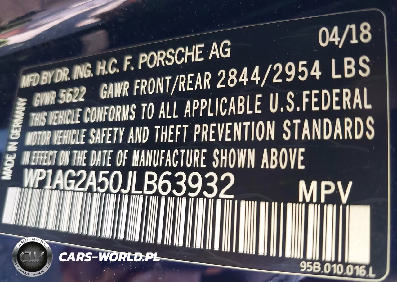 2018 Porsche Macan Gts VIN:WP1AG2A50JLB63932 - 9