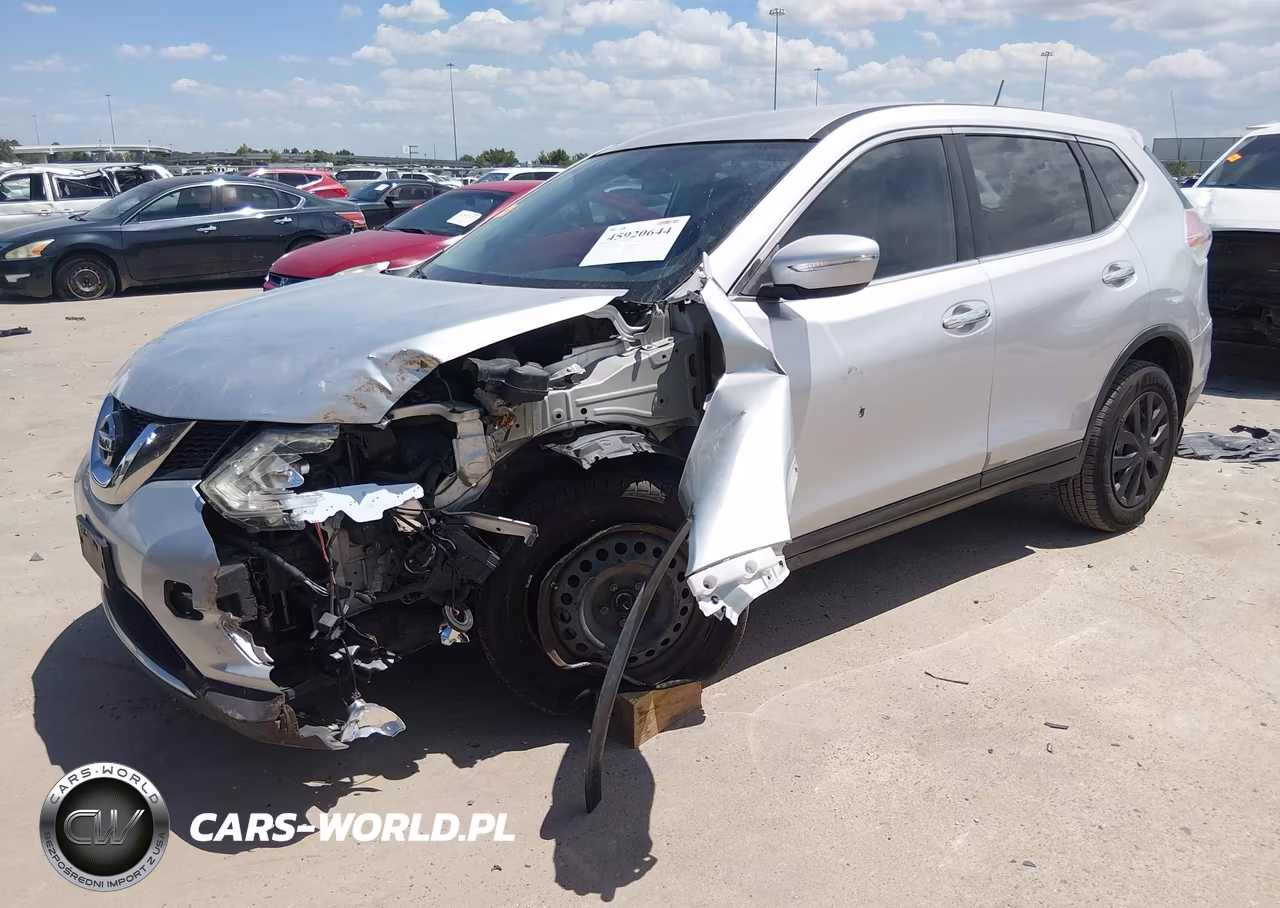 2015 Nissan Rogue S VIN:KNMAT2MT0FP517102 - 2
