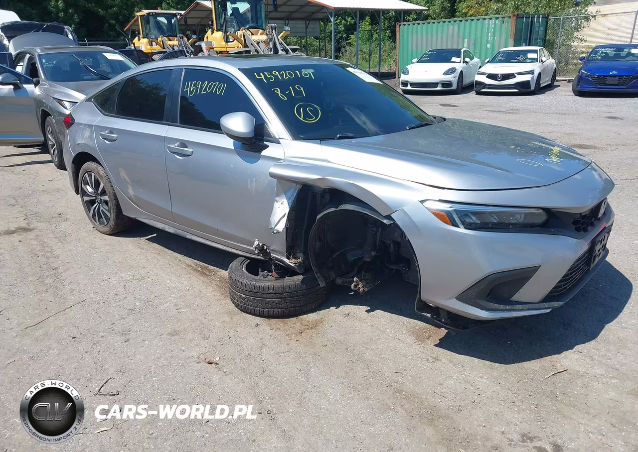 2022 Honda Civic Ex-L VIN:19XFL1H78NE018091 - 1