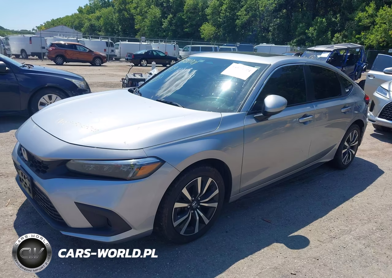 2022 Honda Civic Ex-L VIN:19XFL1H78NE018091 - 2