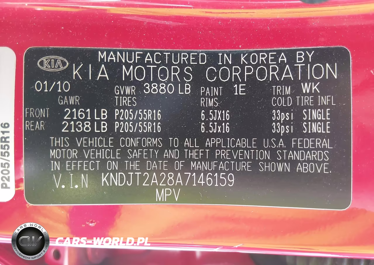 2010 Kia Soul + VIN:KNDJT2A28A7146159 - 9