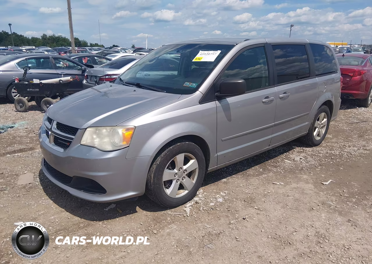 2013 Dodge Grand Caravan Se VIN:2C4RDGBG3DR667476 - 2