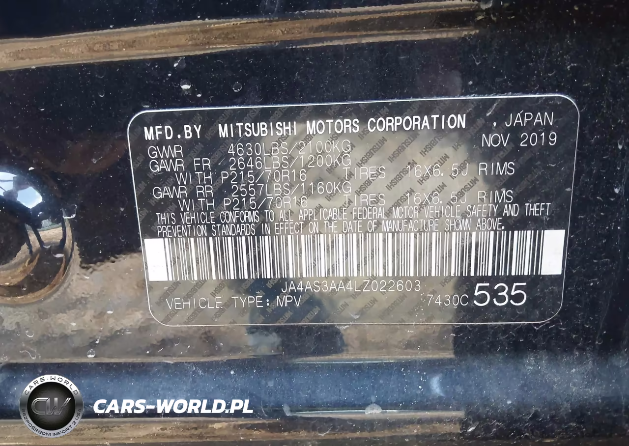 2020 Mitsubishi Eclipse Cross Es 1.5T VIN:JA4AS3AA4LZ022603 - 9