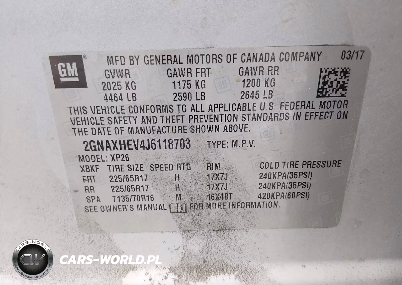 2018 Chevrolet Equinox Ls VIN:2GNAXHEV4J6118703 - 9