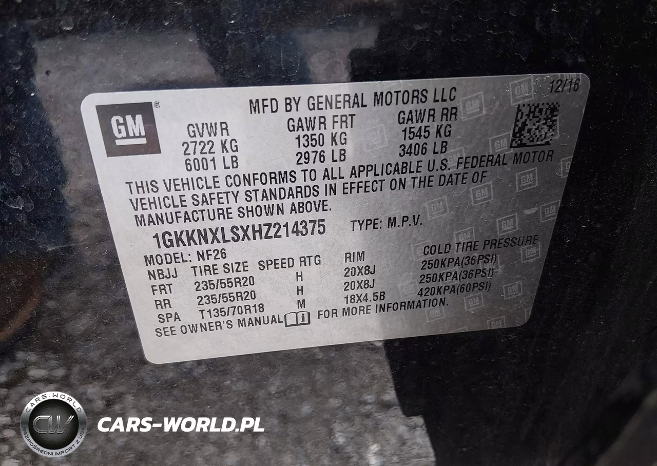 2017 GMC Acadia Denali VIN:1GKKNXLSXHZ214375 - 9
