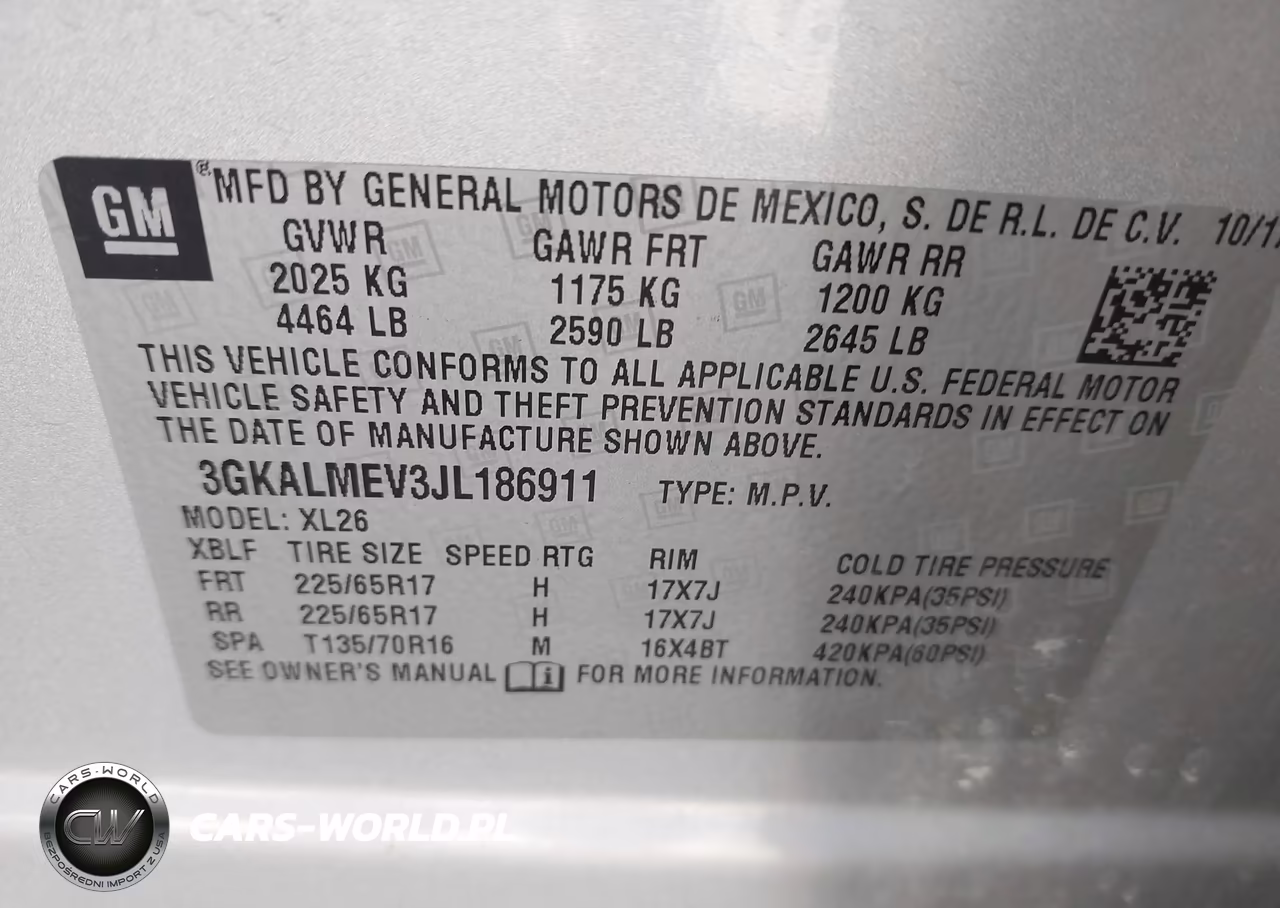 2018 GMC Terrain Sle VIN:3GKALMEV3JL186911 - 9