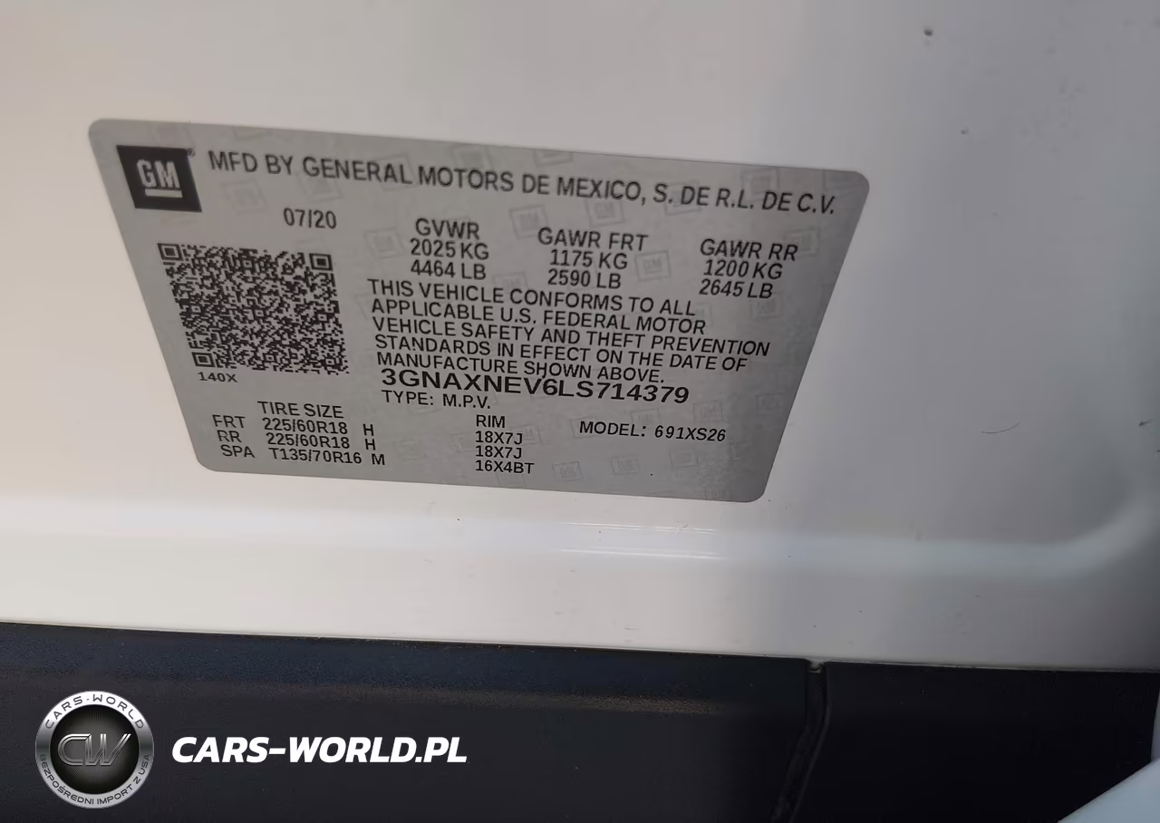 2020 Chevrolet Equinox Fwd Premier 1.5L Turbo VIN:3GNAXNEV6LS714379 - 9