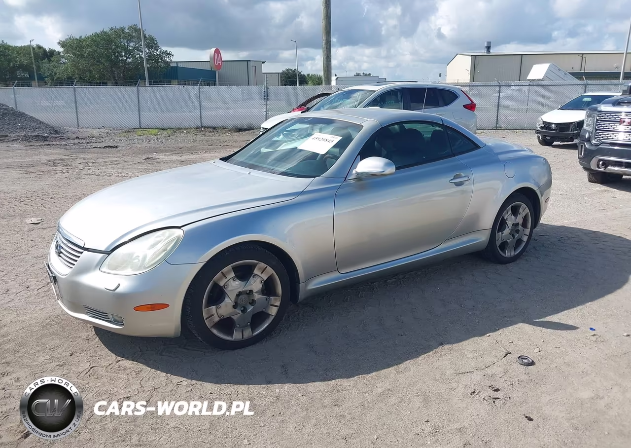 2002 Lexus Sc 430 VIN:JTHFN48Y020010817 - 2