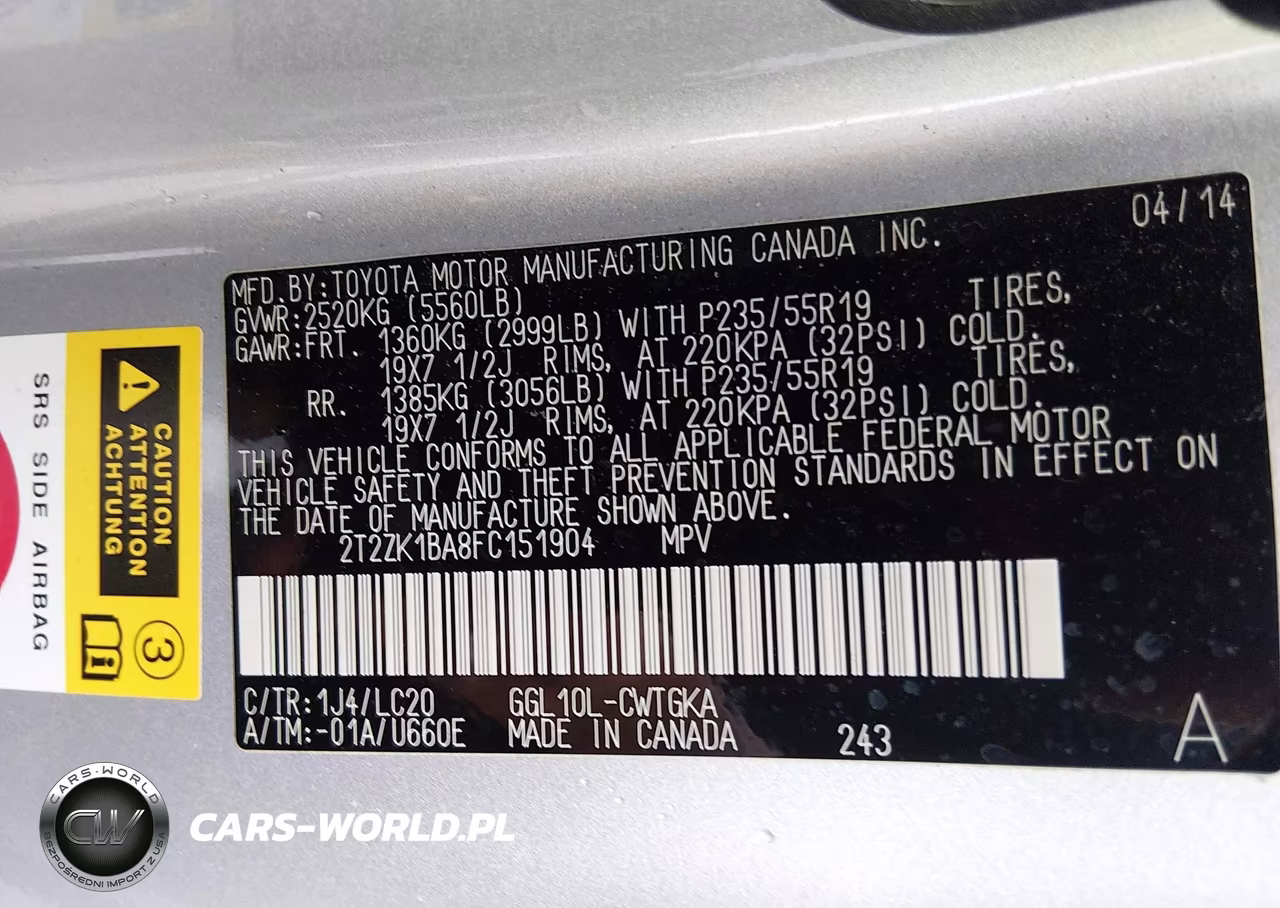 2015 Lexus Rx 350 VIN:2T2ZK1BA8FC151904 - 9