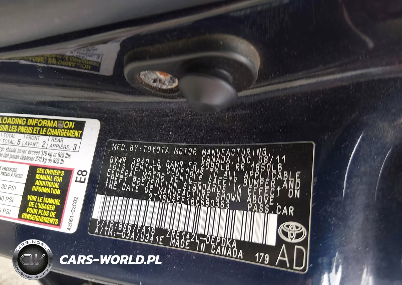 2011 Toyota Corolla VIN:2T1BU4EE1BC680363 - 9