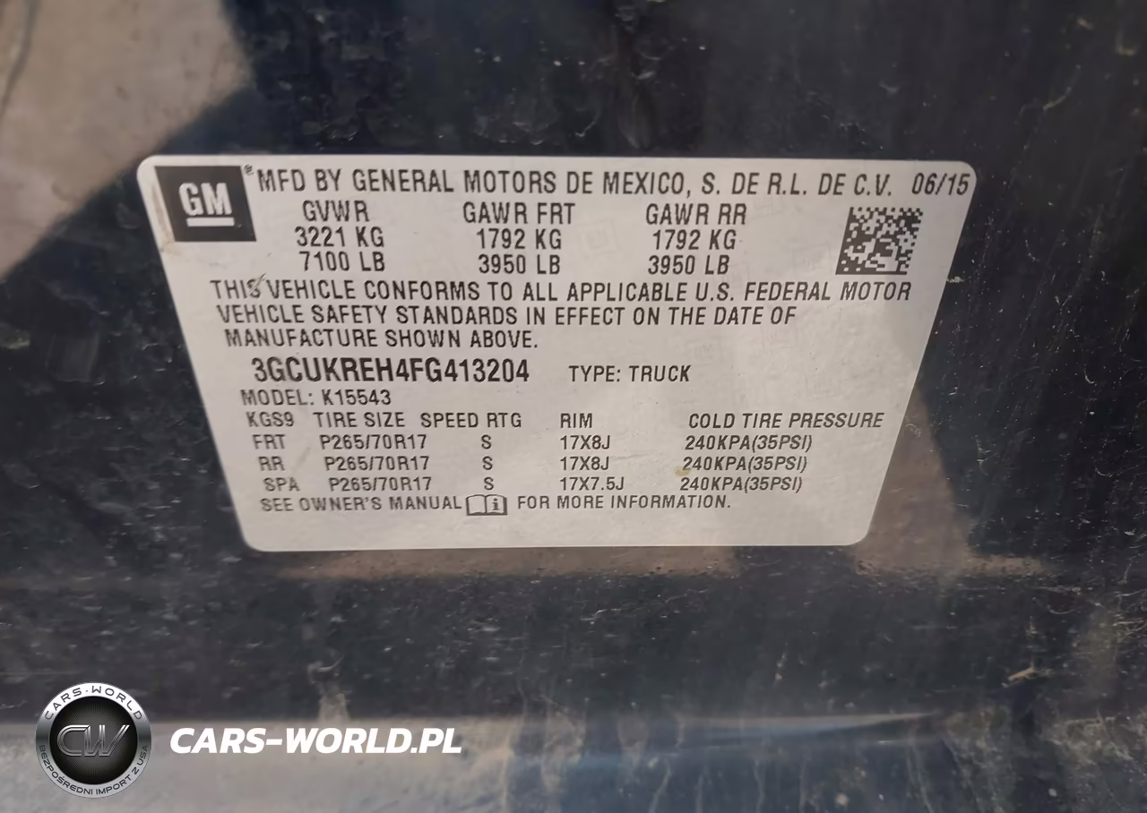 2015 Chevrolet Silverado 1500 Lt VIN:3GCUKREH4FG413204 - 9