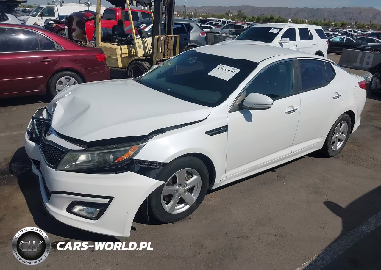 2015 Kia Optima Lx VIN:5XXGM4A7XFG491934 - 2