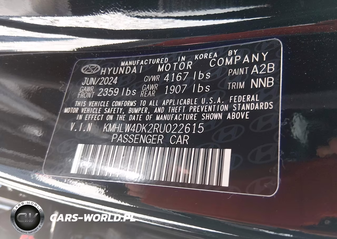 2024 Hyundai Elantra N VIN:KMHLW4DK2RU022615 - 9