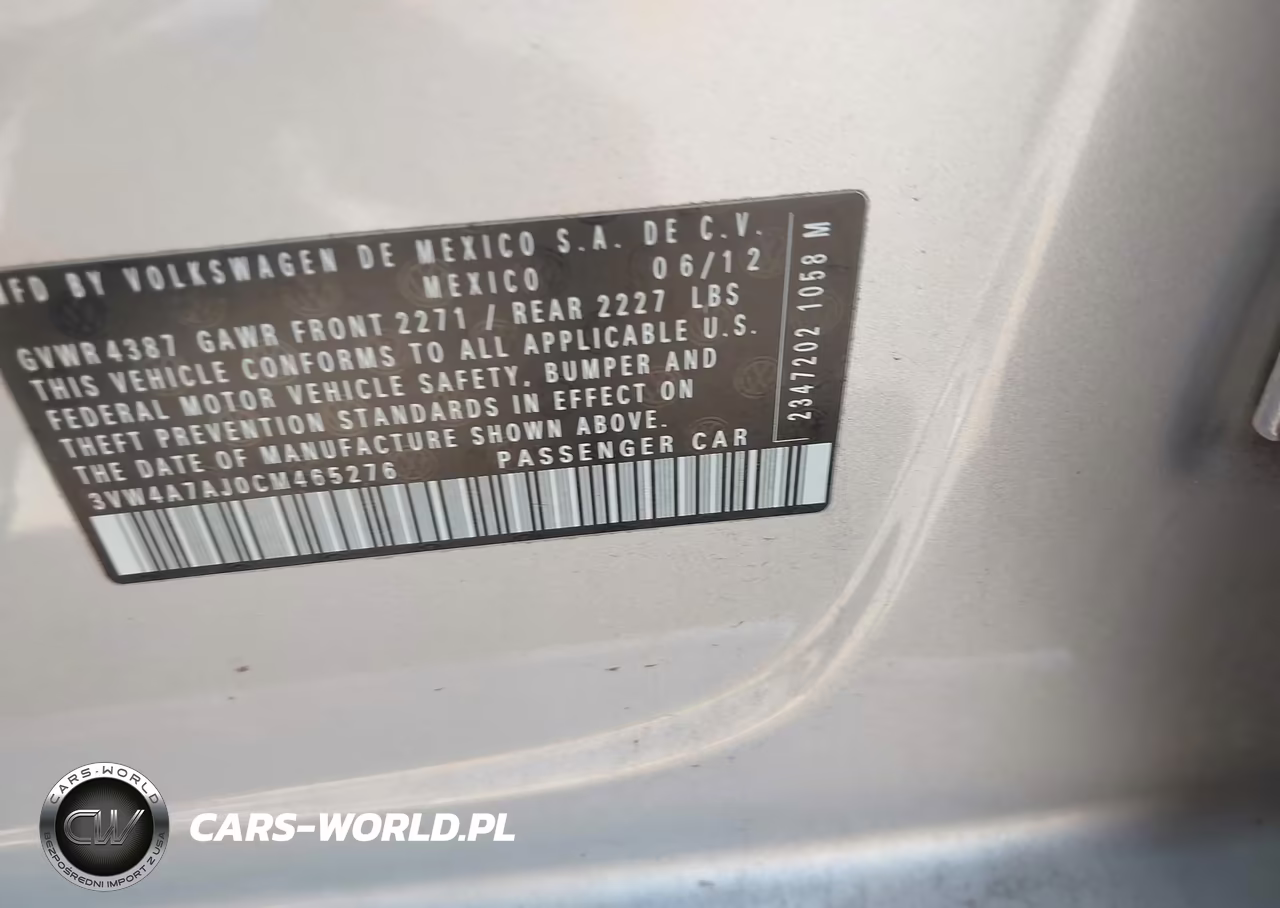 2012 Volkswagen Jetta Gli Autobahn VIN:3VW4A7AJ0CM465276 - 9