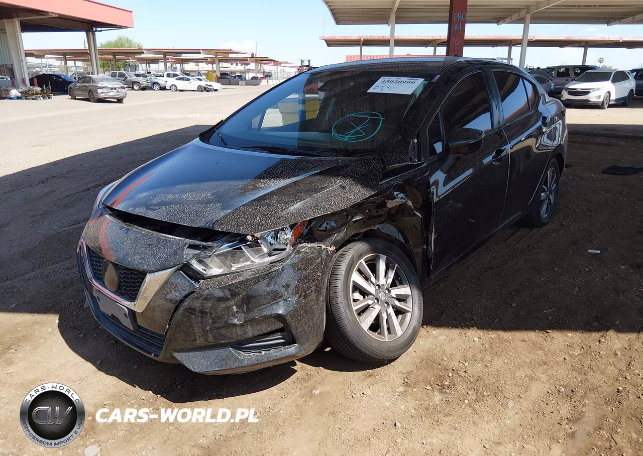 2021 Nissan Versa Sv Xtronic Cvt VIN:3N1CN8EV7ML885701 - 2