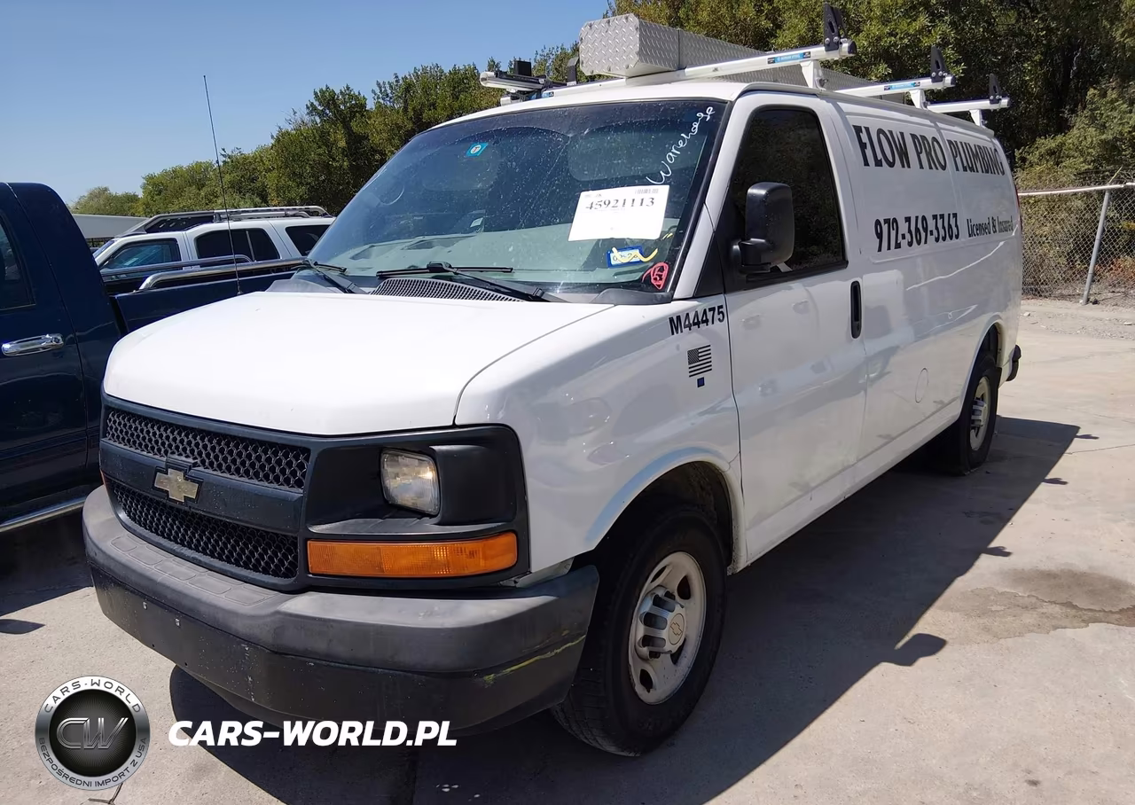 2012 Chevrolet Express 2500 Work Van VIN:1GCWGFCA9C1167856 - 2