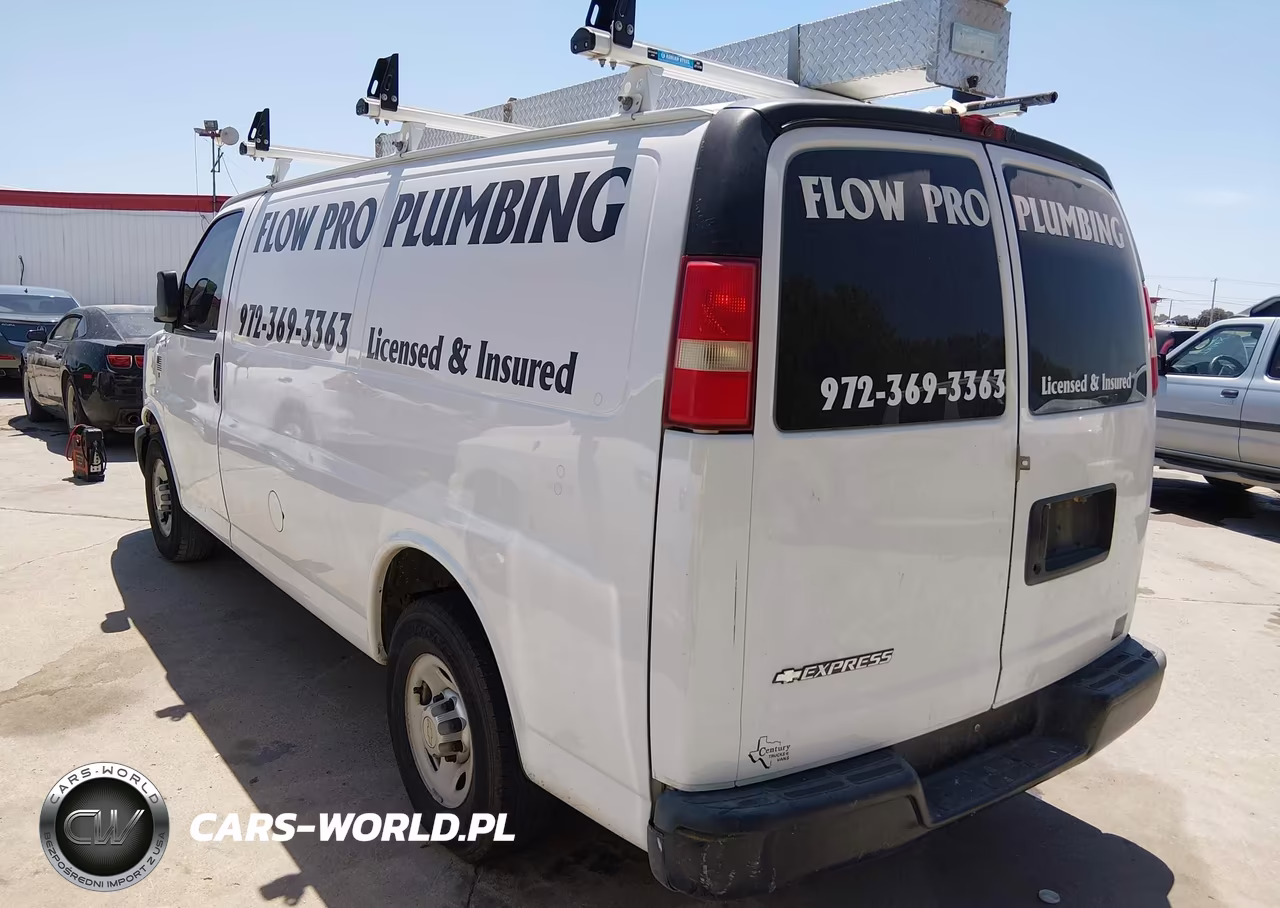 2012 Chevrolet Express 2500 Work Van VIN:1GCWGFCA9C1167856 - 3