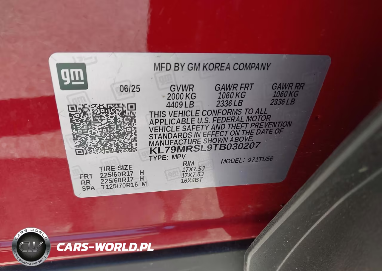 2026 Chevrolet Trailblazer Awd Lt VIN:KL79MRSL9TB030207 - 9