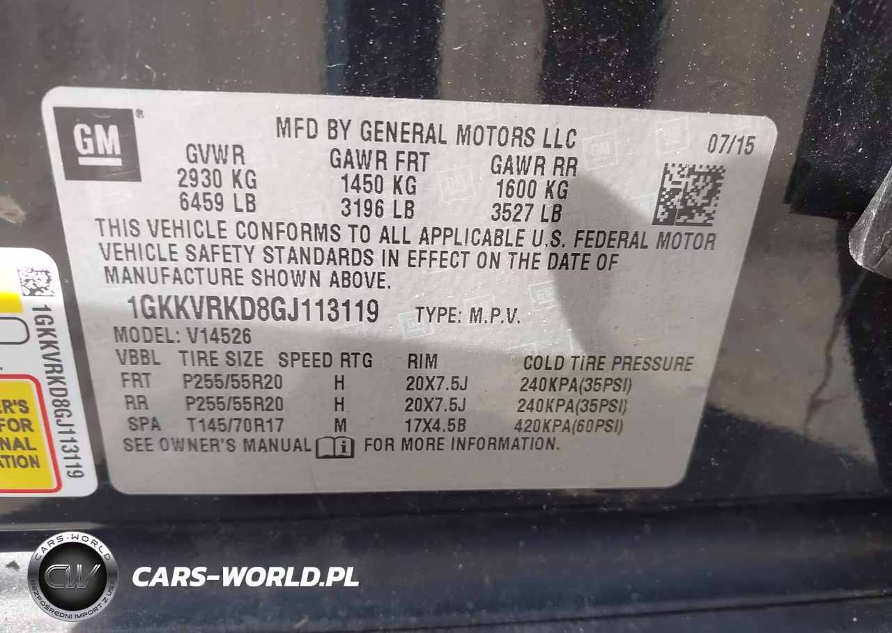 2016 GMC Acadia Slt-1 VIN:1GKKVRKD8GJ113119 - 9
