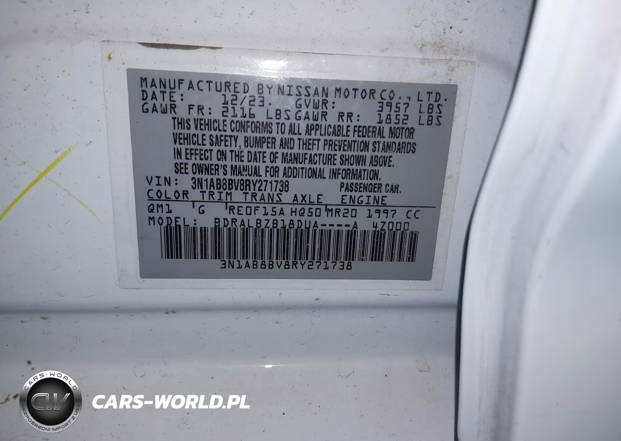 2024 Nissan Sentra S Xtronic Cvt VIN:3N1AB8BV8RY271738 - 9
