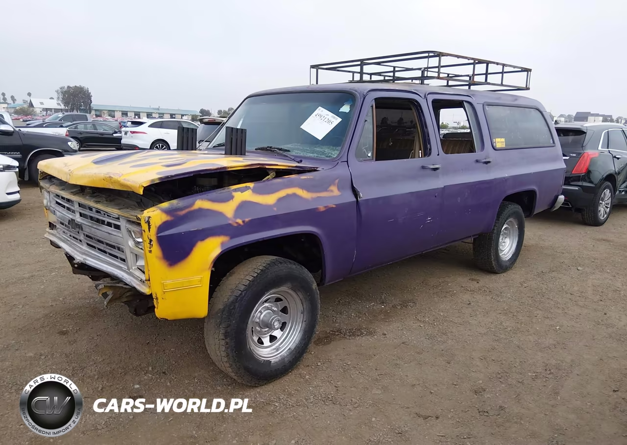 1986 Chevrolet Suburban K2 VIN:1G8GK26M6GF136522 - 2