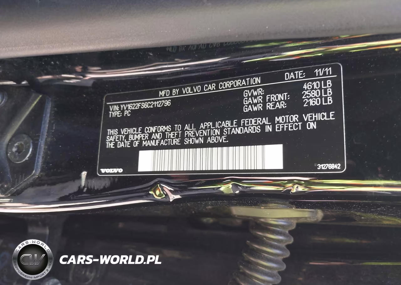 2012 Volvo S60 T5 VIN:YV1622FS6C2112796 - 9