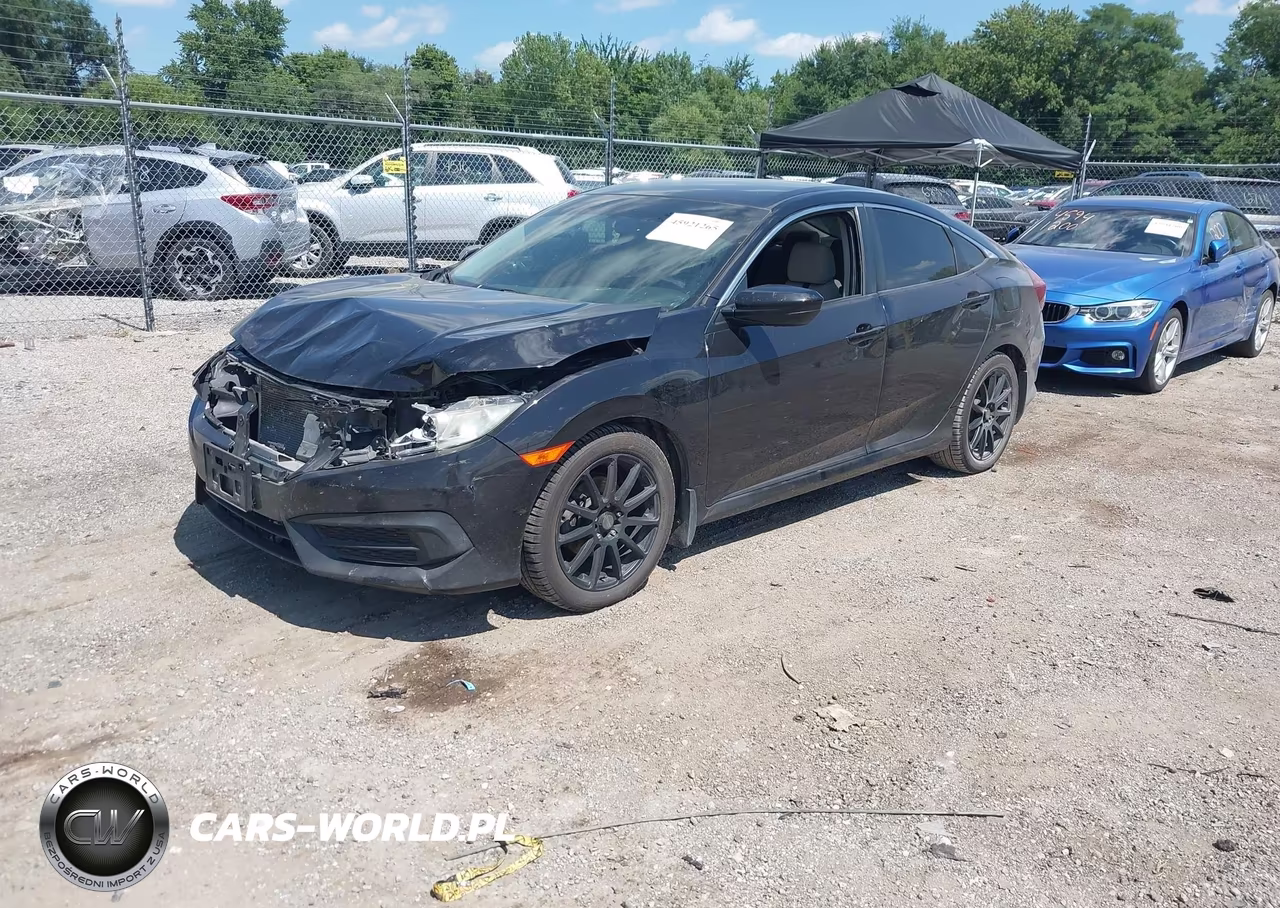 2017 Honda Civic Lx VIN:19XFC2F51HE023449 - 2