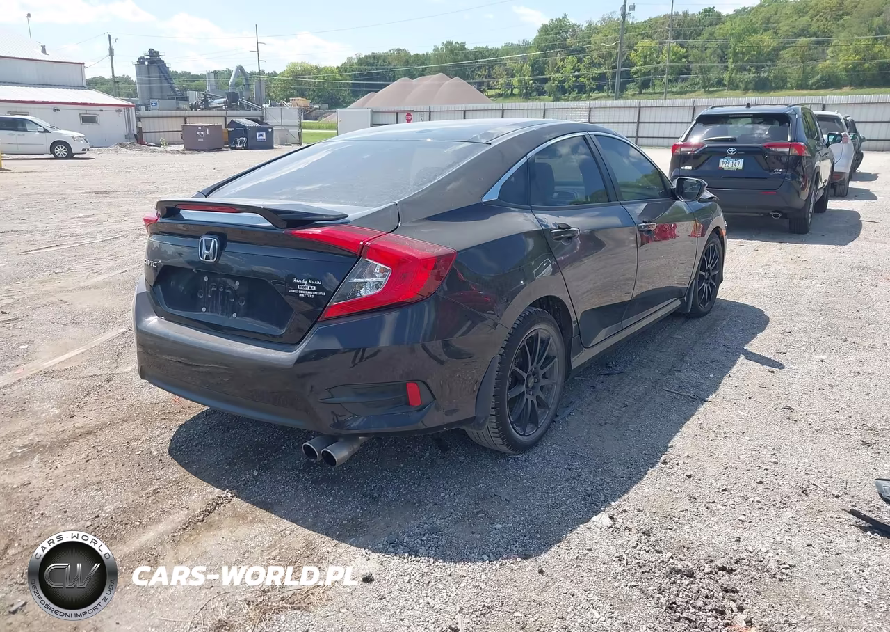 2017 Honda Civic Lx VIN:19XFC2F51HE023449 - 4