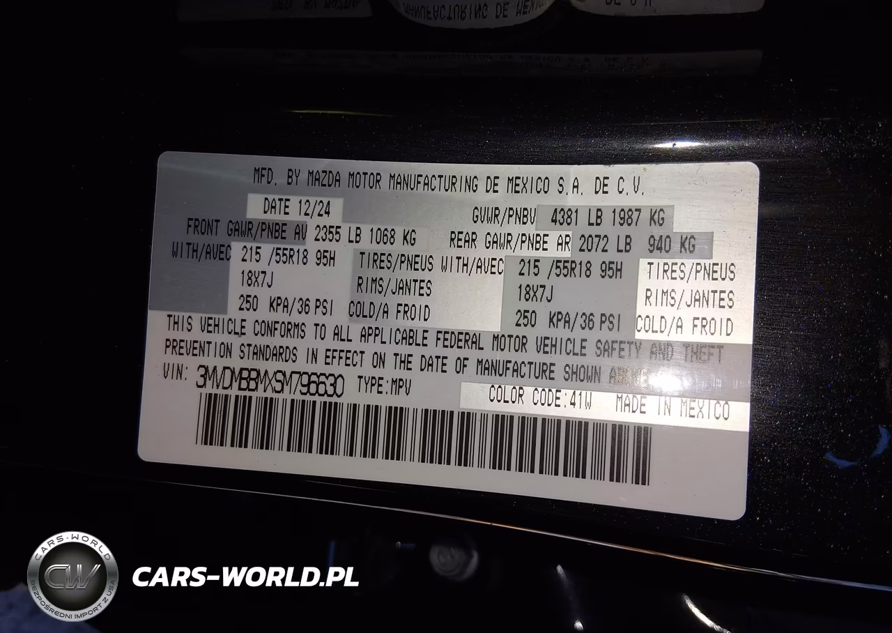 2025 Mazda Cx-30 2.5 S Select Sport VIN:3MVDMBBMXSM796630 - 9