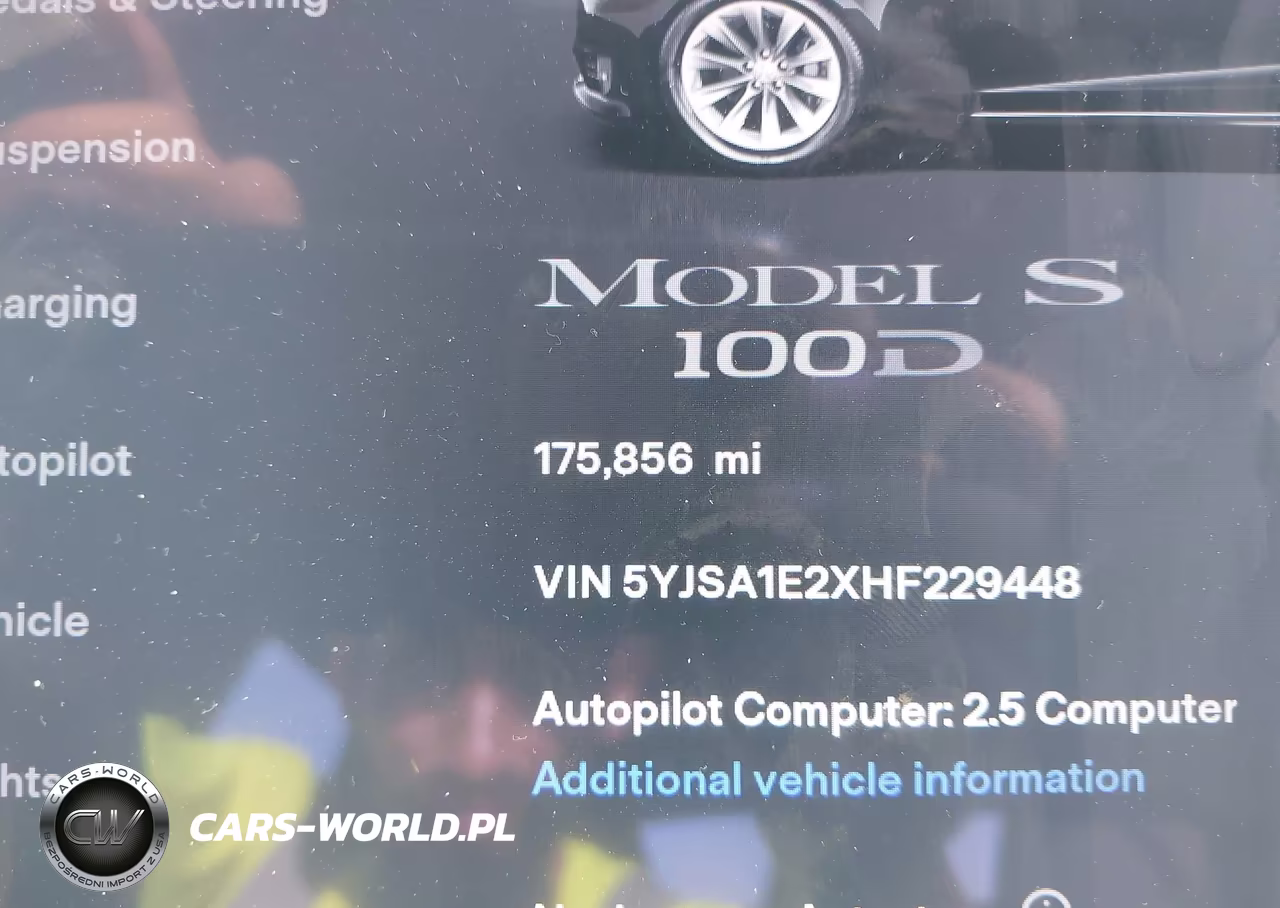 2017 Tesla Model S 100D-60D-75D-90D-P100D VIN:5YJSA1E2XHF229448 - 15