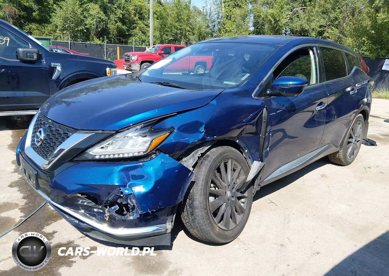 2021 Nissan Murano Sl Intelligent Awd VIN:5N1AZ2CS7MC100227 - 2