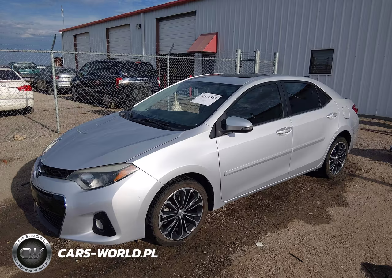 2015 Toyota Corolla S Premium VIN:5YFBURHE8FP264227 - 2