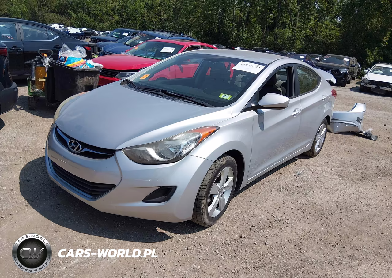 2013 Hyundai Elantra Gls VIN:5NPDH4AEXDH356587 - 2