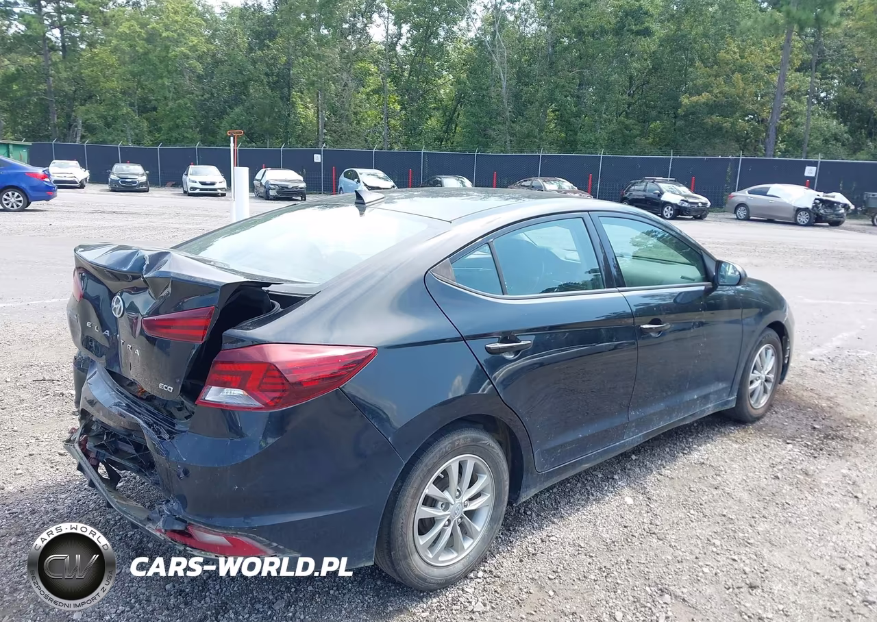 2019 Hyundai Elantra Eco VIN:5NPD94LAXKH459660 - 4