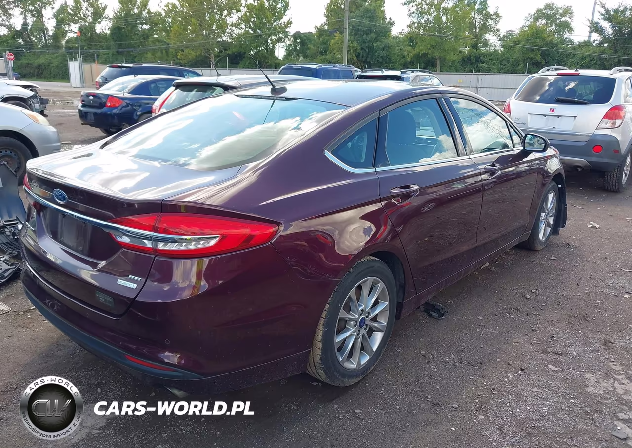 2017 Ford Fusion Se VIN:3FA6P0HD0HR333975 - 4