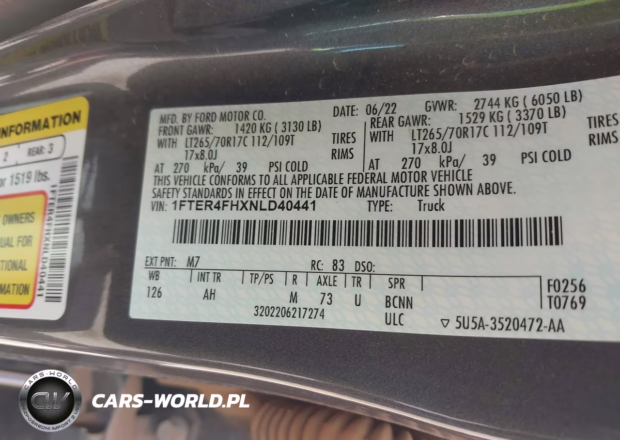 2022 Ford Ranger Xlt VIN:1FTER4FHXNLD40441 - 9