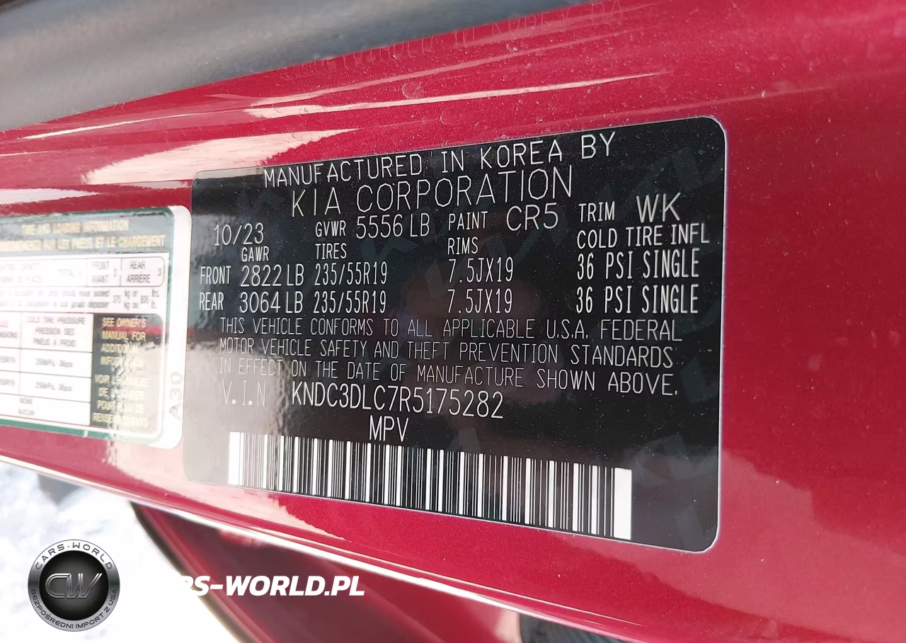 2024 Kia Ev6 Light Long Range VIN:KNDC3DLC7R5175282 - 9