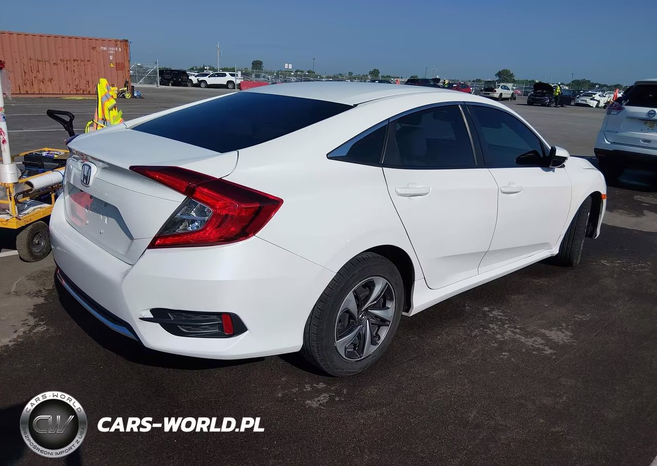 2019 Honda Civic Lx VIN:19XFC2F63KE025445 - 4