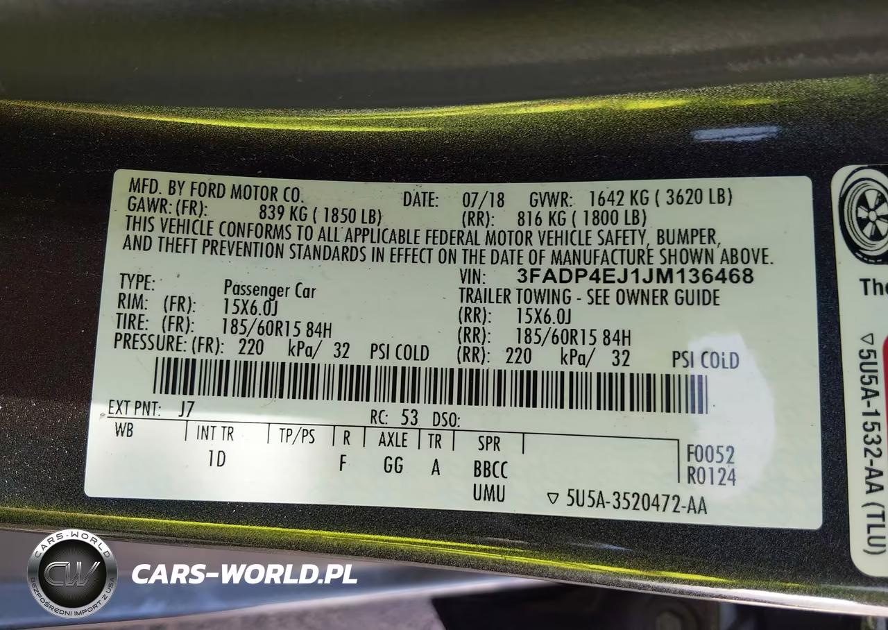 2018 Ford Fiesta Se VIN:3FADP4EJ1JM136468 - 9