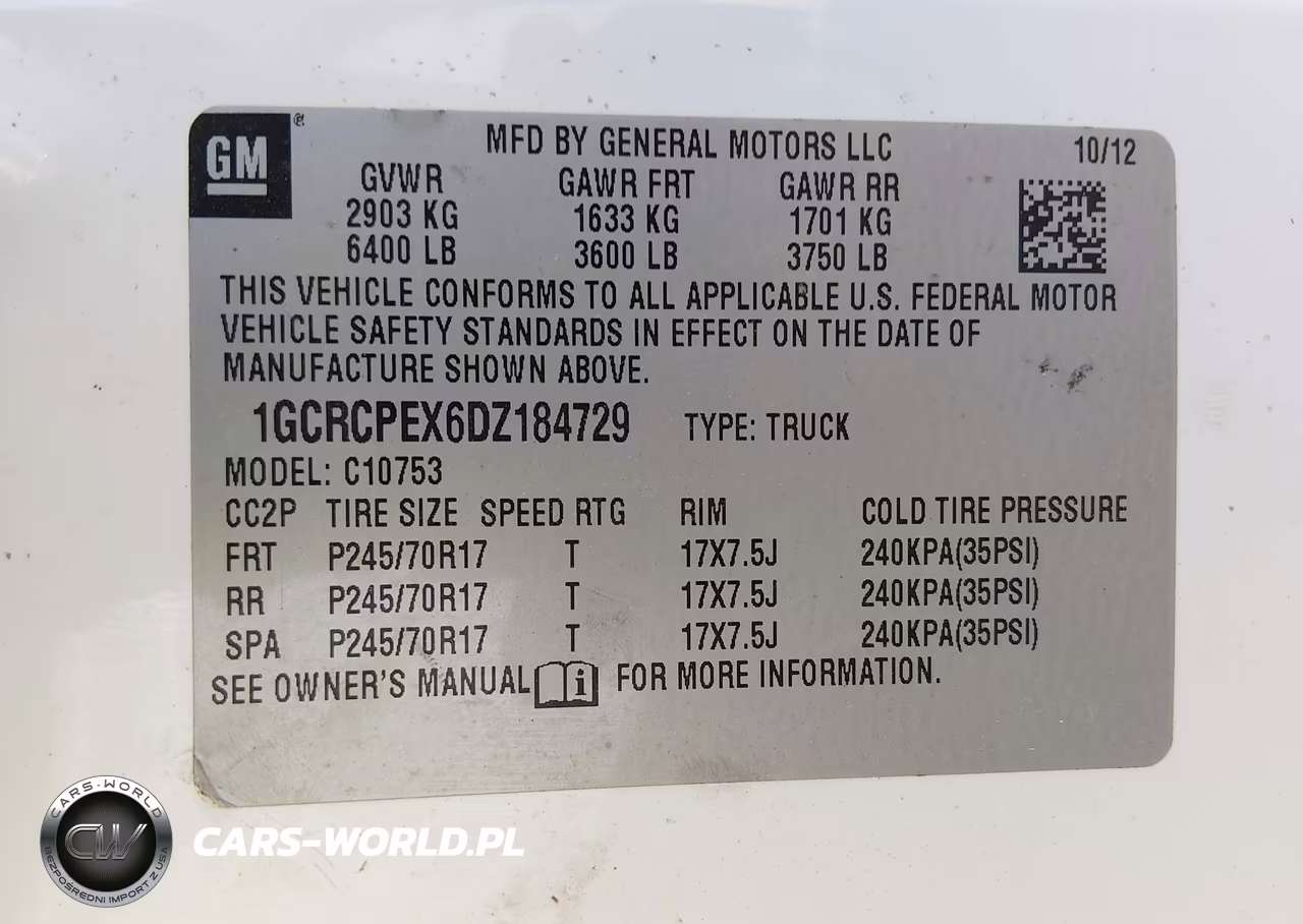 2013 Chevrolet Silverado 1500 Work Truck VIN:1GCRCPEX6DZ184729 - 9