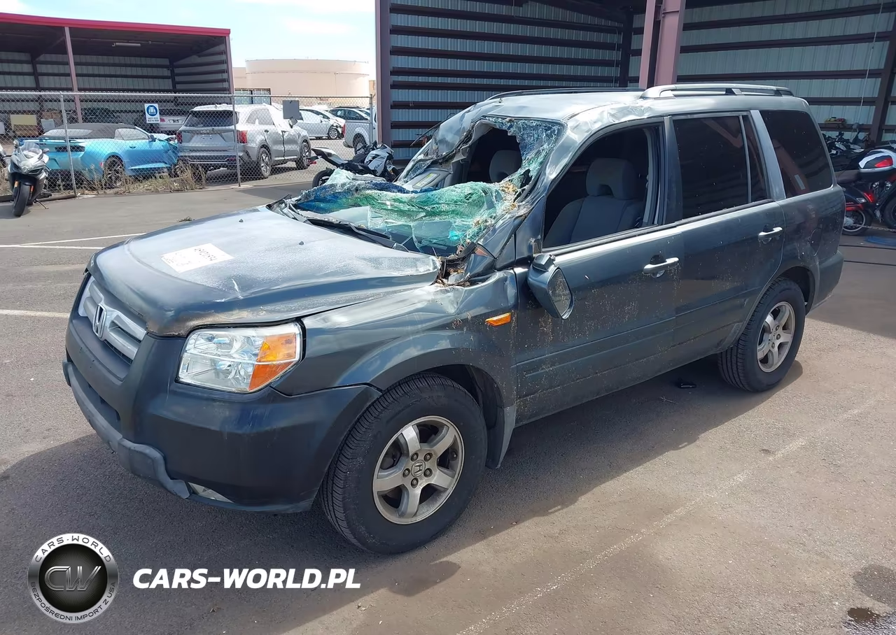 2006 Honda Pilot Ex VIN:2HKYF18496H529277 - 2