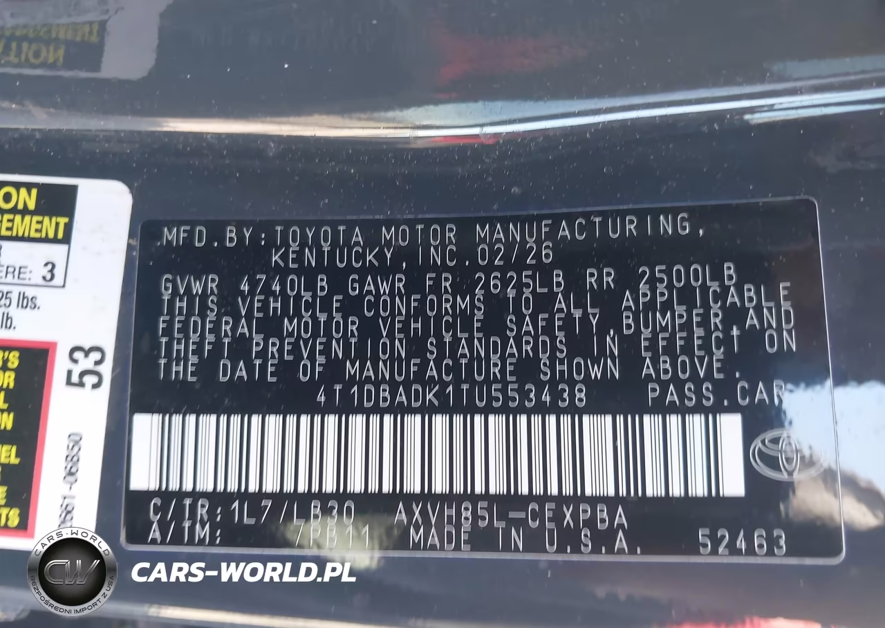 2026 Toyota Camry Xse VIN:4T1DBADK1TU553438 - 9