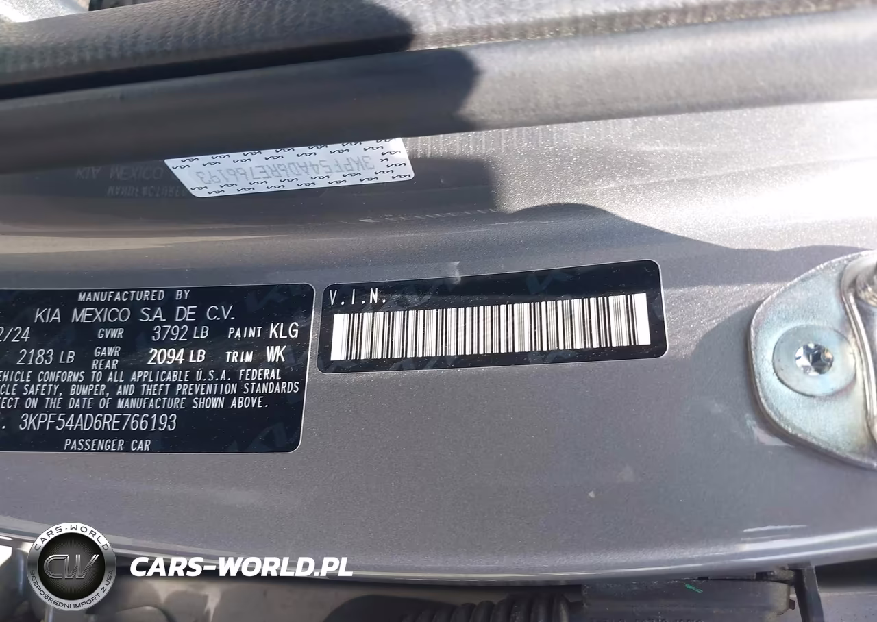 2024 Kia Forte Gt-Line VIN:3KPF54AD6RE766193 - 9