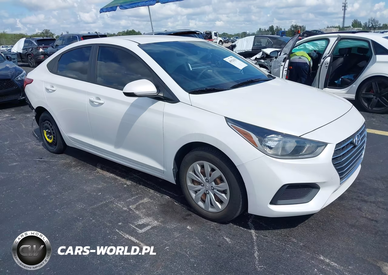 2022 Hyundai Accent Se VIN:3KPC24A65NE180303 - 1