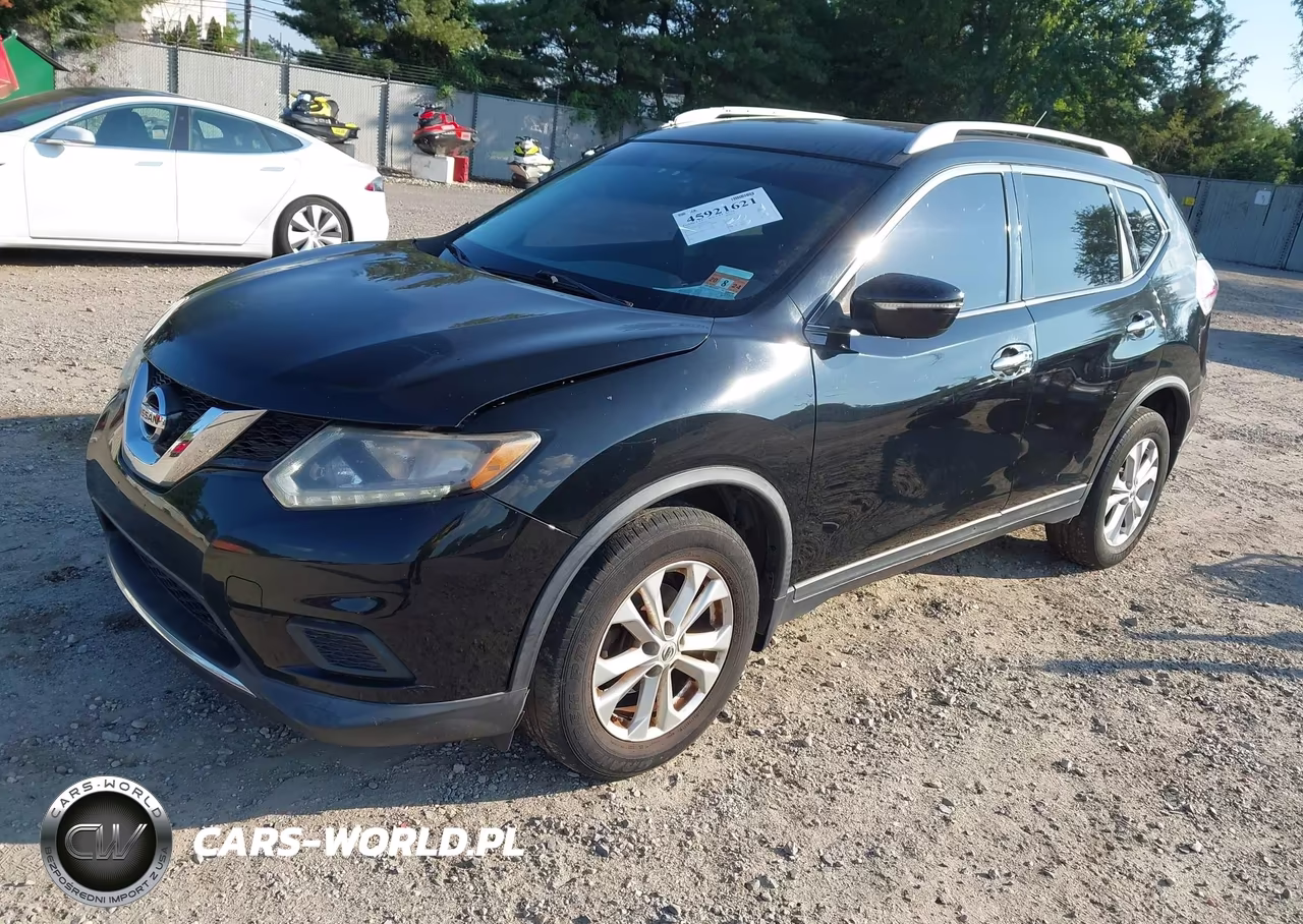 2015 Nissan Rogue Sv VIN:KNMAT2MV0FP576992 - 2