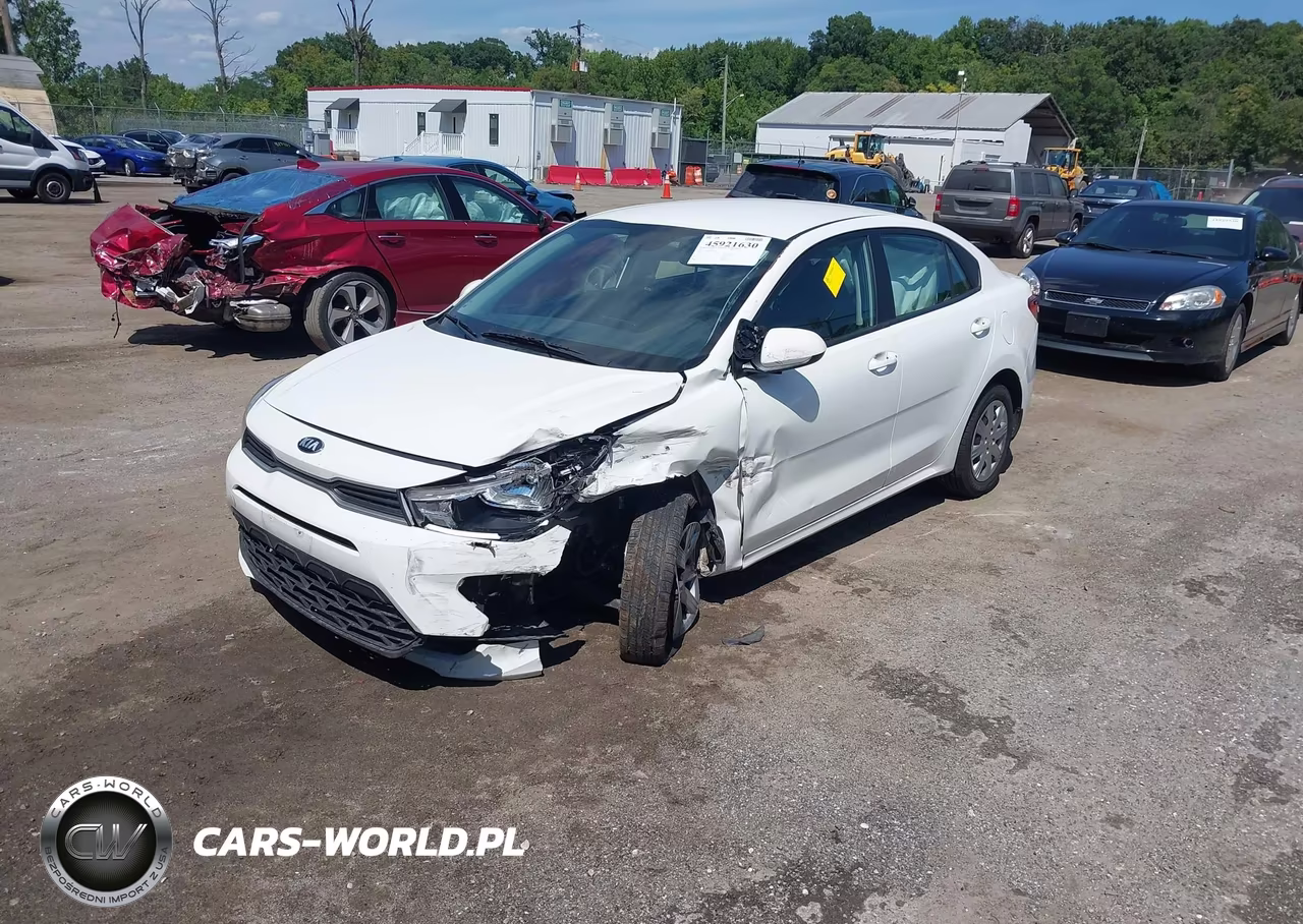 2021 Kia Rio Lx VIN:3KPA24AD8ME409190 - 2