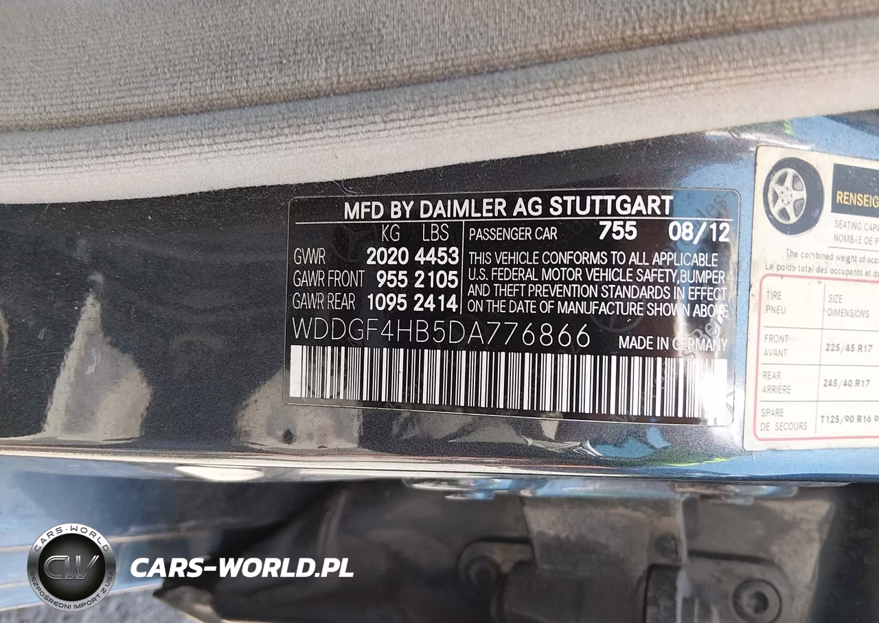 2013 Mercedes-Benz C 250 Sport VIN:WDDGF4HB5DA776866 - 9